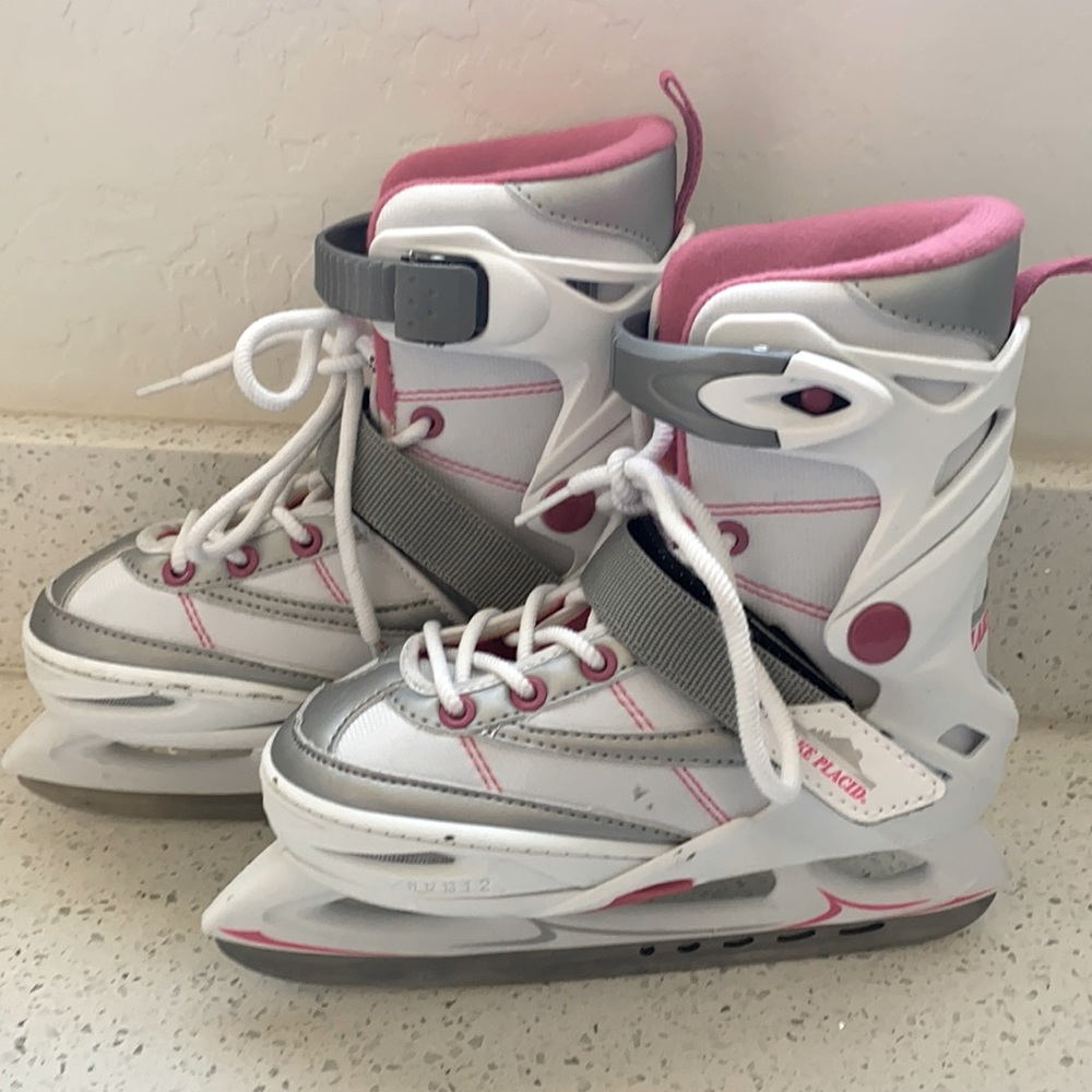 Lake Placid Adjustable Girls Ice Skates
